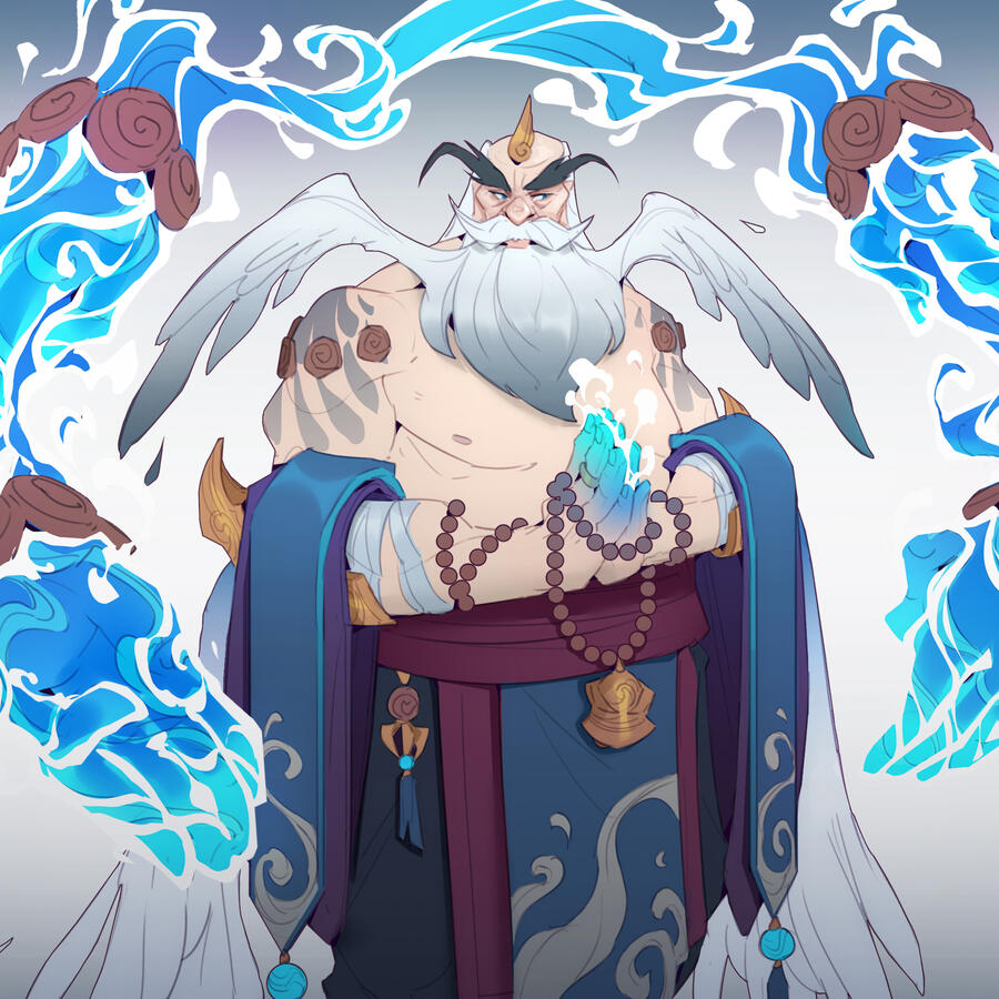 Water Heron Monk