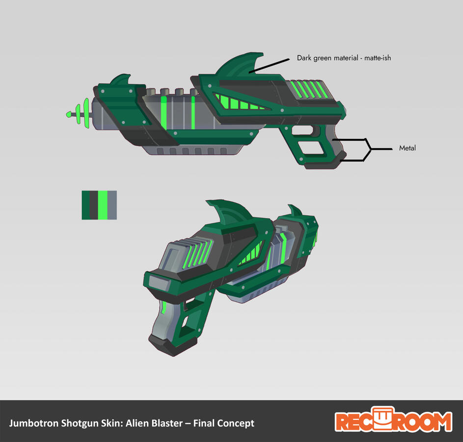 Alien Blaster Skin