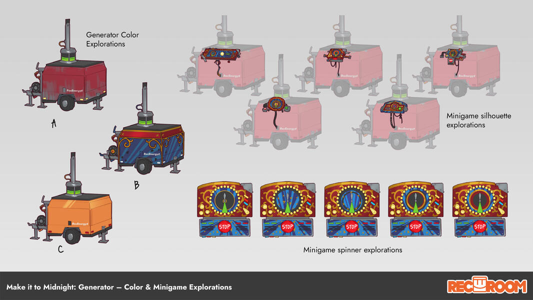 Generator and Minigame Concepts